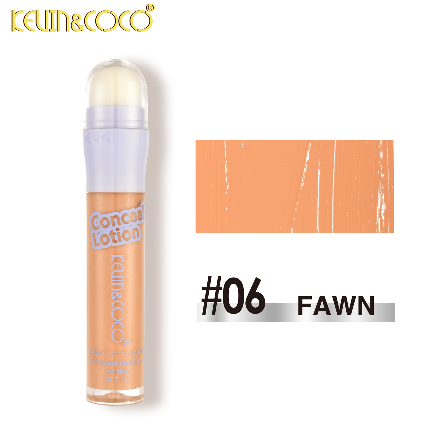 Corrector de Ojeras con Aplicador de Esponja KEVIN&COCO REF:KC1151