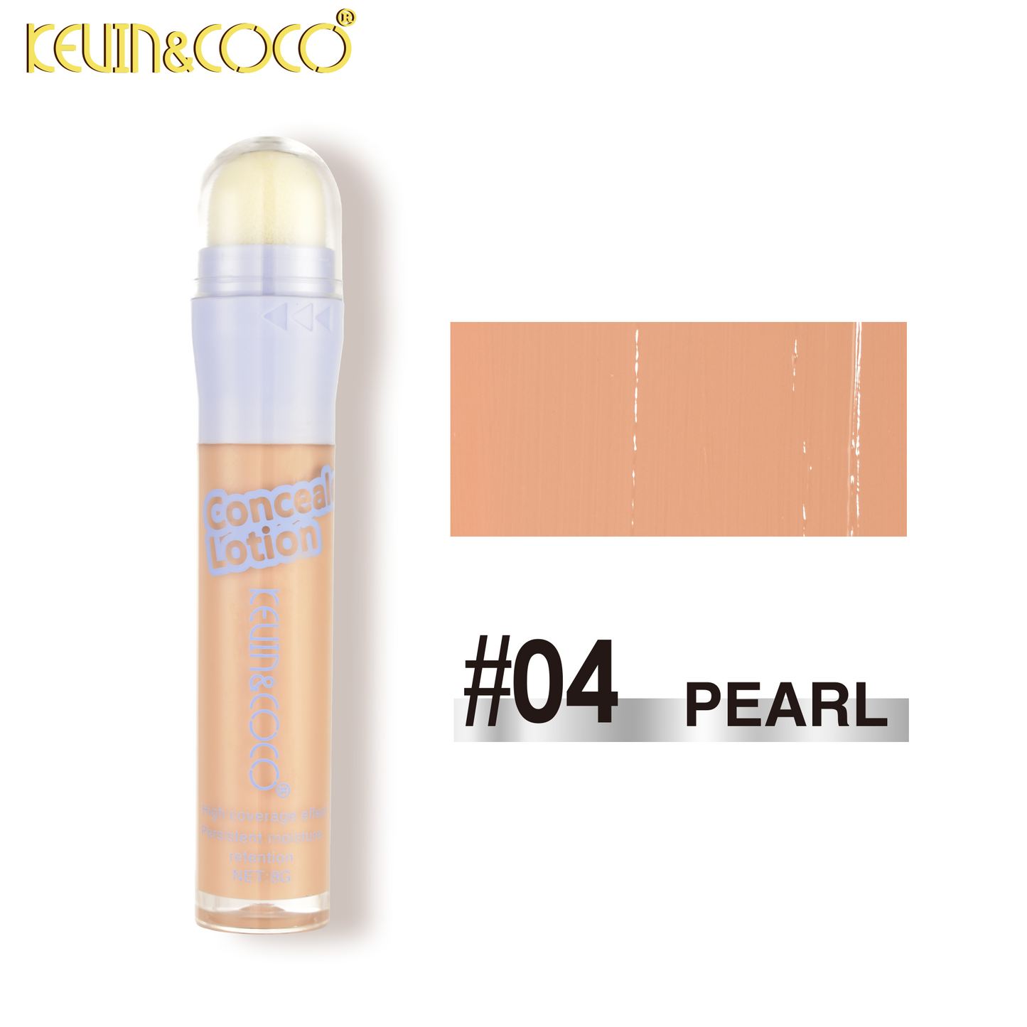 Corrector de Ojeras con Aplicador de Esponja KEVIN&COCO REF:KC1151