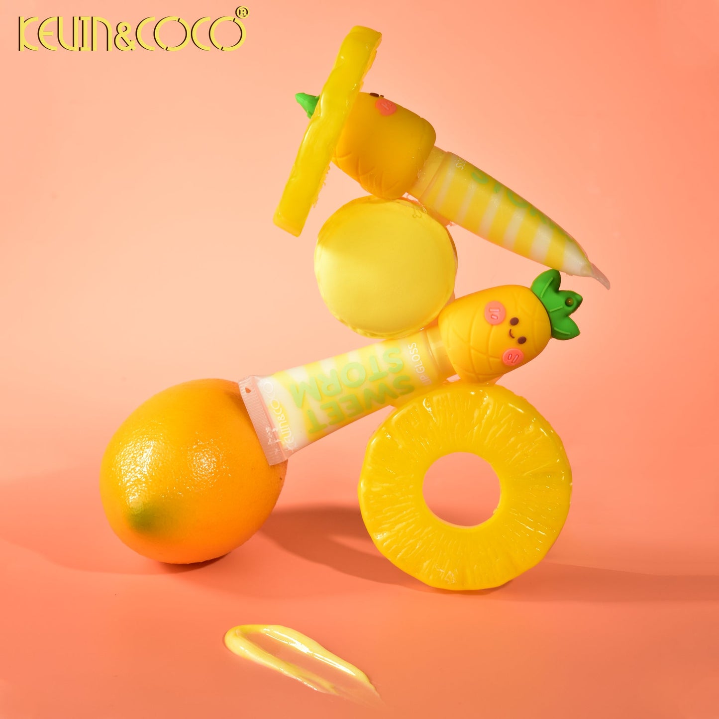 Brillo Labial Hidratante Diseño Fruta – Kevin&Coco REF:KC1166