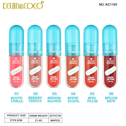 Tinta para Labios Liquid Lip Stain KEVIN&COCO REF:KC1193