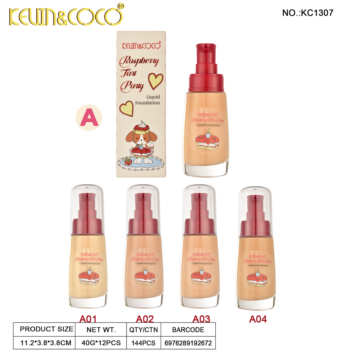 Base liquida Mushroom Tear Drop  kevin&coco REF:KC1307