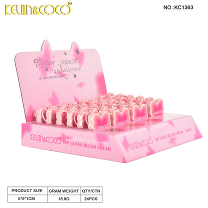 Rubor Cremoso + Lip gloss  TONO B KEVIN&COCO REF:KC1363