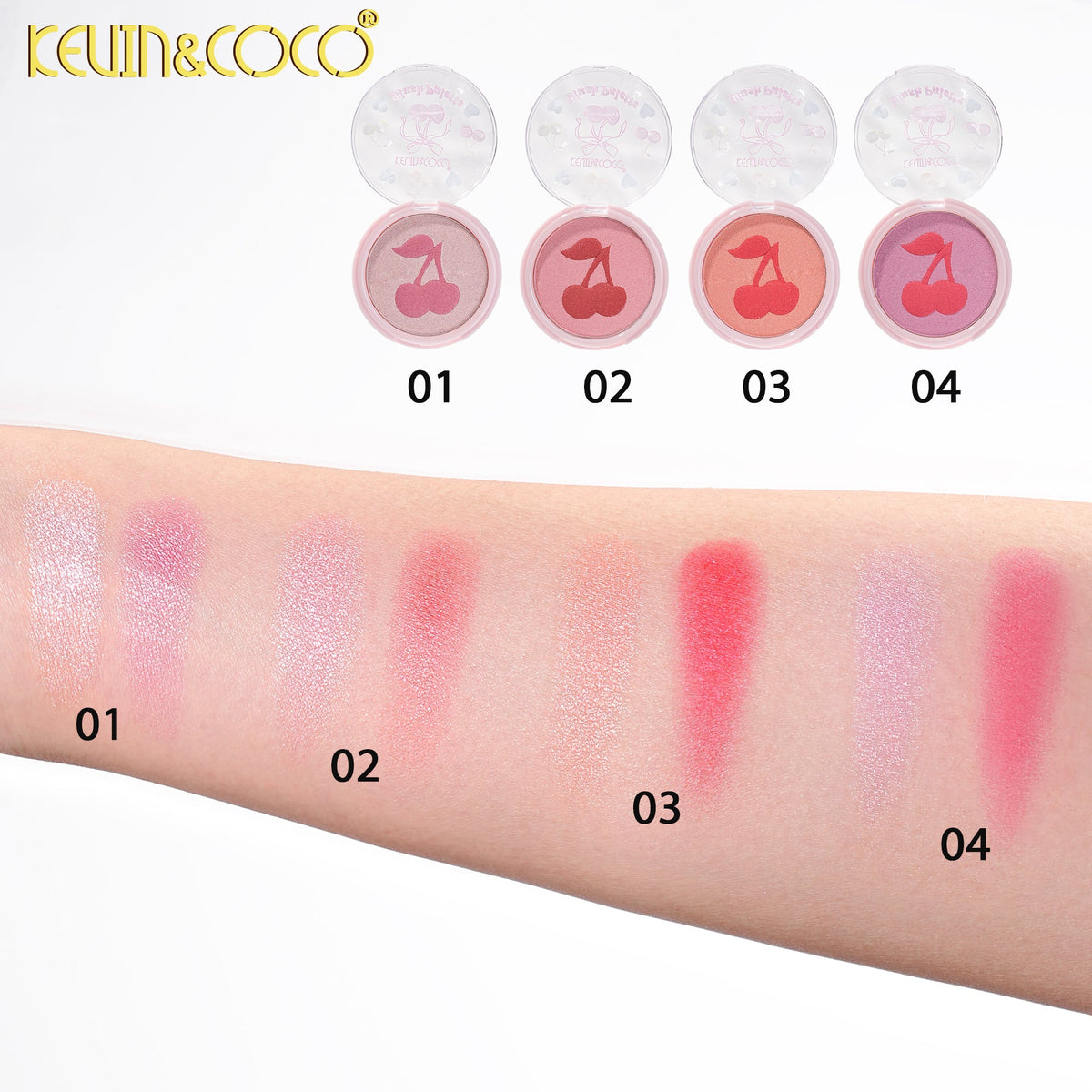 Rubor compacto Cherry kevin&coco REF:KC1415