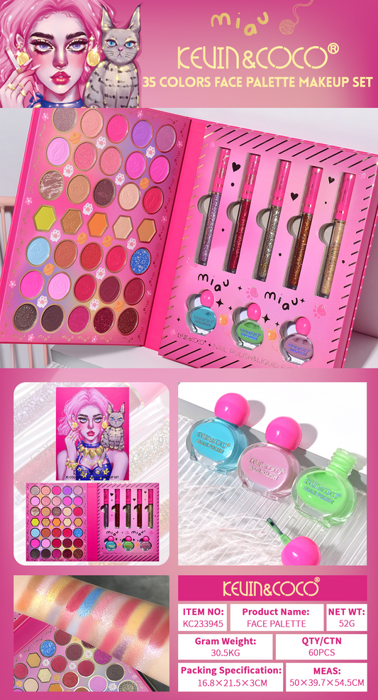 Kit de Maquillaje Completo – Kevin&Coco REF:KC233945