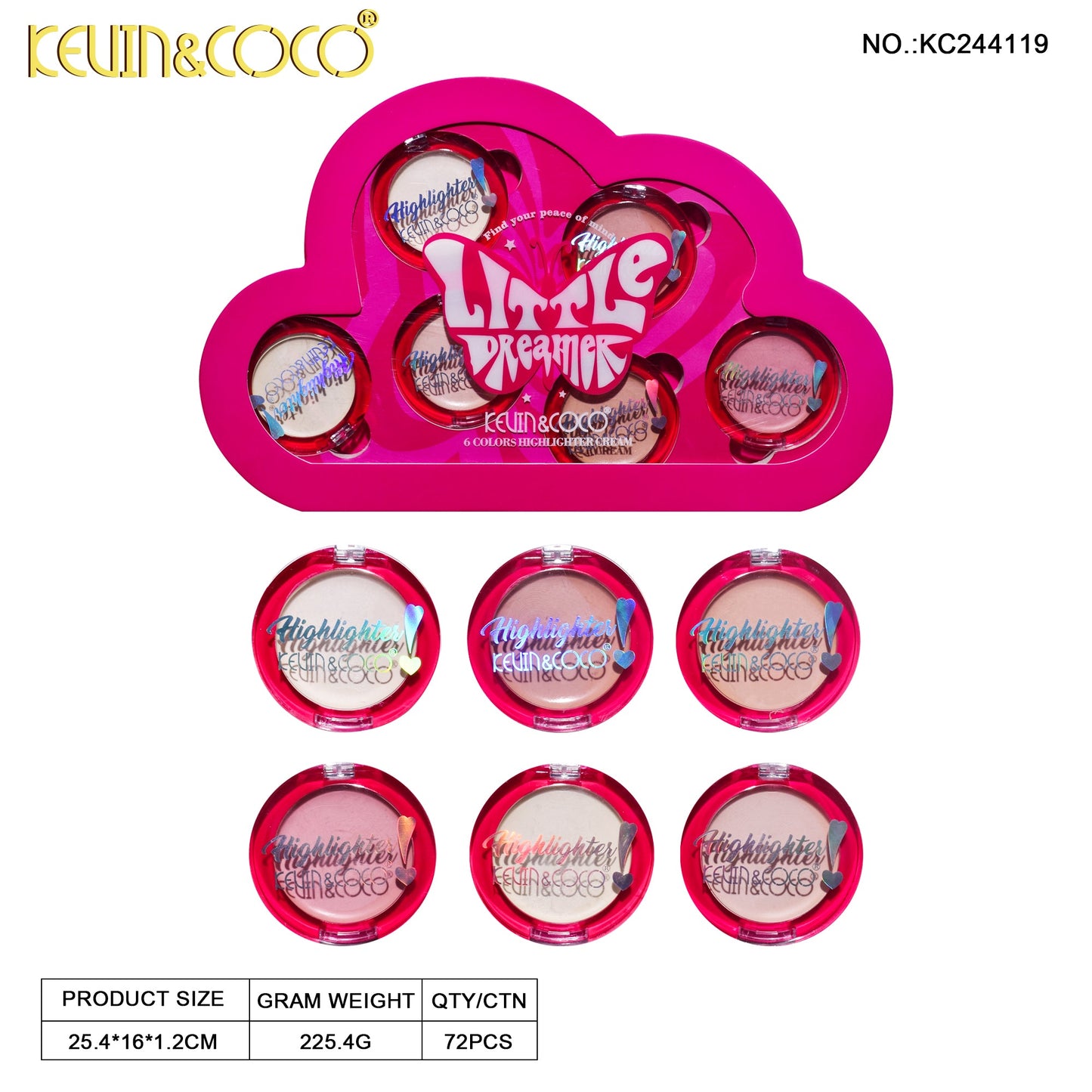 CORRECTOR  EN CREMA KIT*6 REF: KC234119