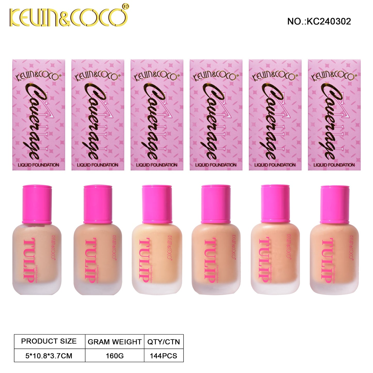BASE LIQUIDA TONOS B KEVIN&COCO REF:KC240302B