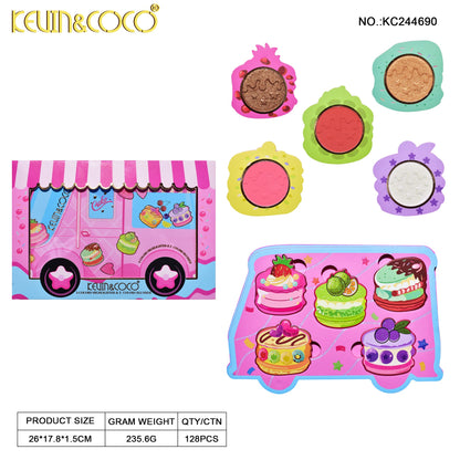 Set de Maquillaje Pastel y Rubor – Kevin & Coco REF:KC244690