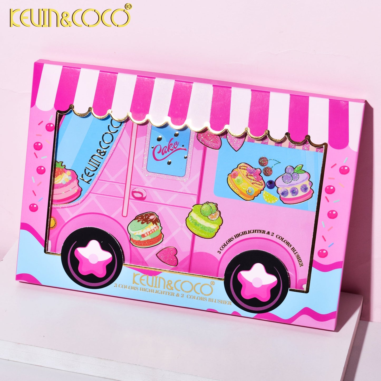 Set de Maquillaje Pastel y Rubor – Kevin & Coco REF:KC244690