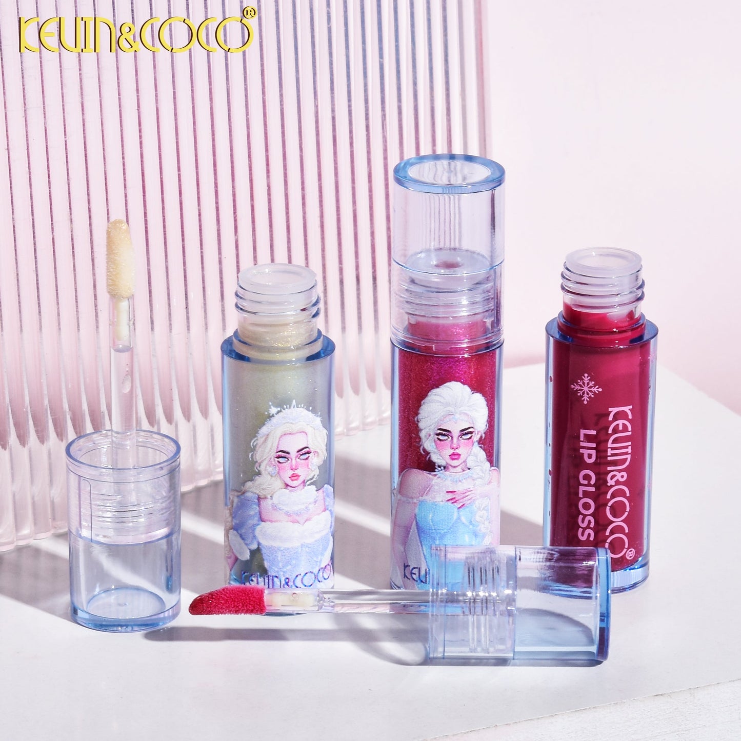 KIT DE MAQUILLAJE  LABIAL LIQUIDO + RUBOR BARRA + ILUMINADOR REF: KC244812