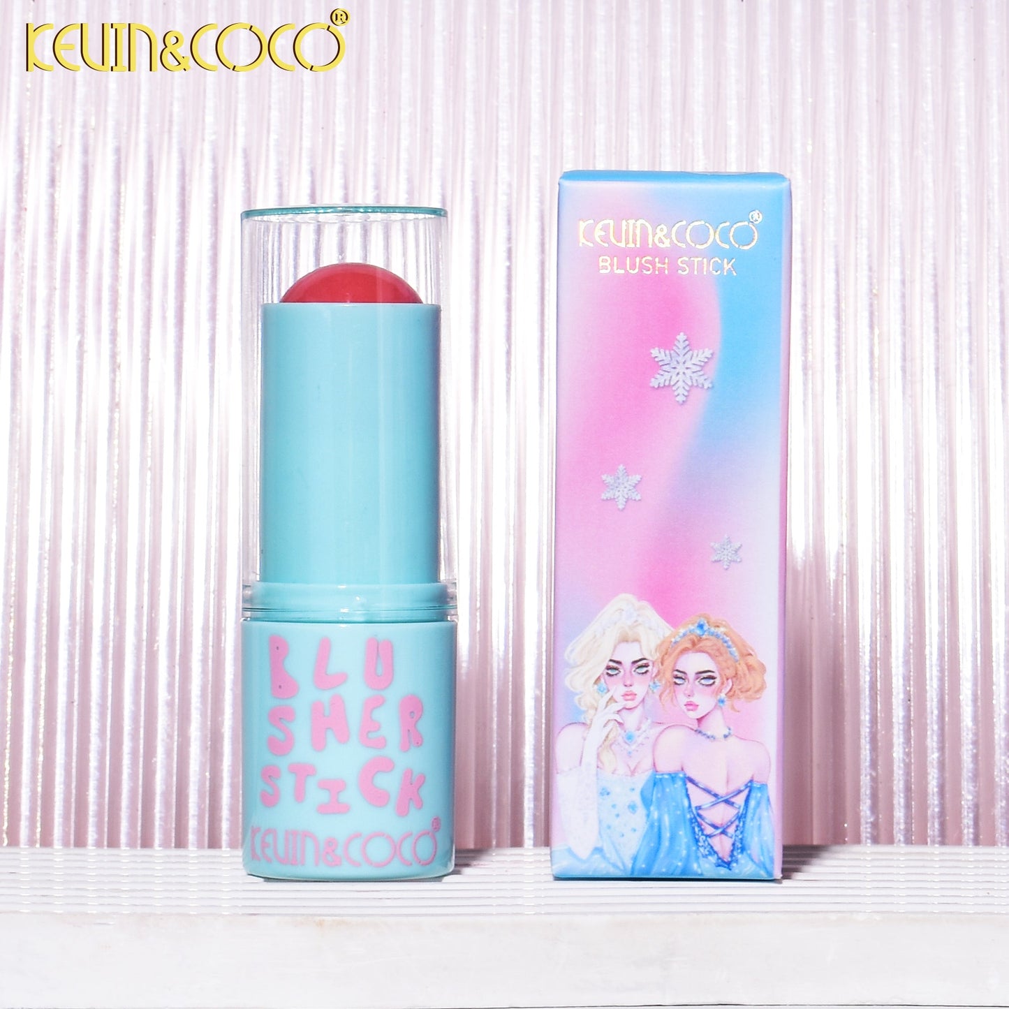 KIT DE MAQUILLAJE  LABIAL LIQUIDO + RUBOR BARRA + ILUMINADOR REF: KC244812