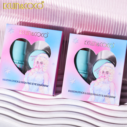 KIT DE MAQUILLAJE RUBOR BARRA + ILUMINADOR REF: KC244829