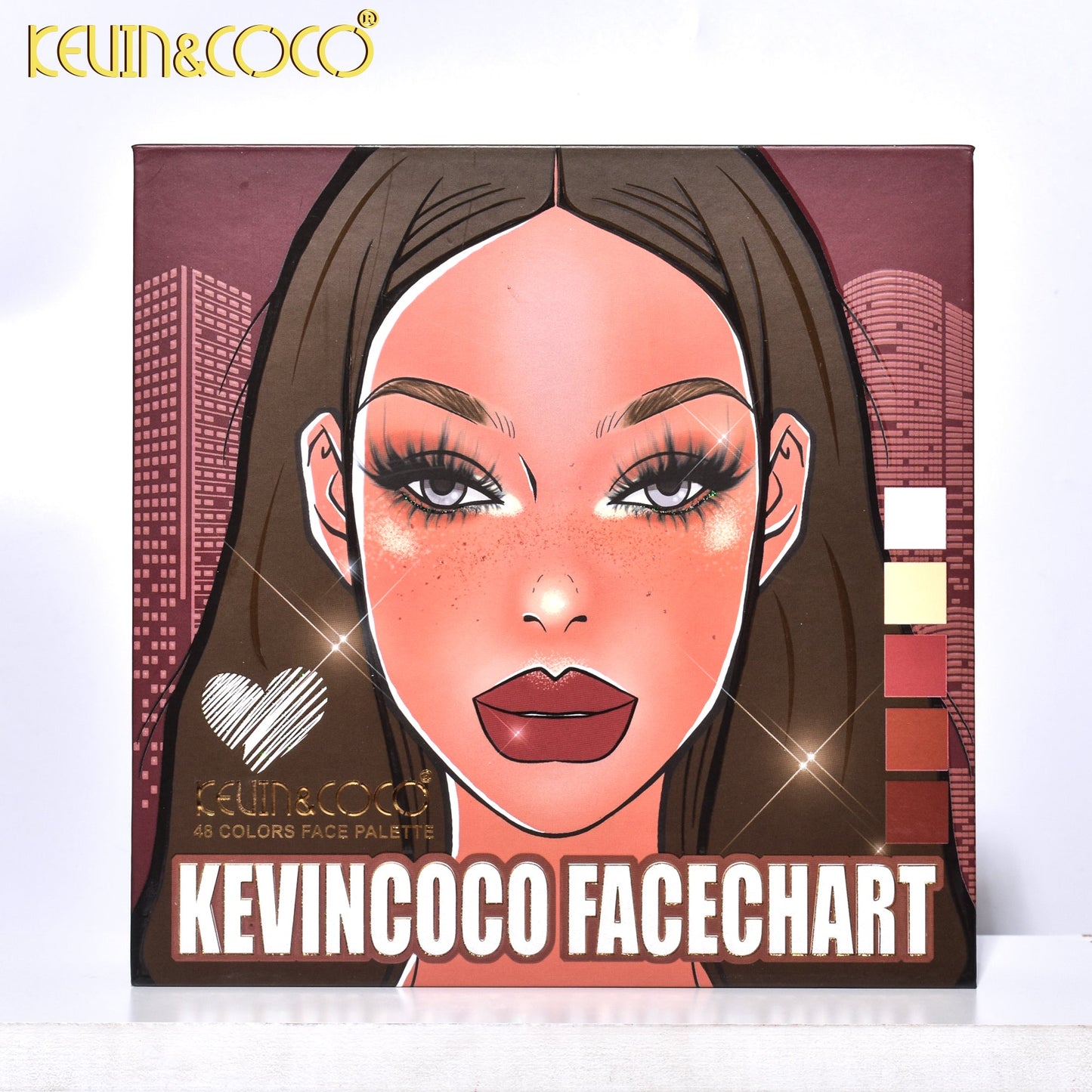 PALETA LIBRO DE MAQUILLAJE KEVIN&COCO REF:KC244874