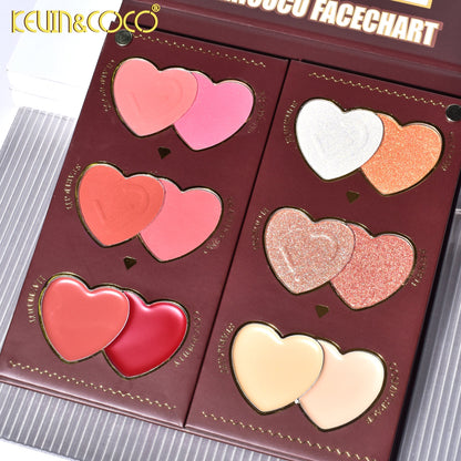 PALETA LIBRO DE MAQUILLAJE KEVIN&COCO REF:KC244874