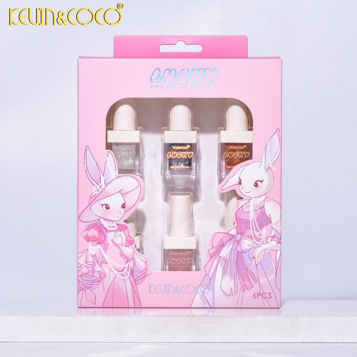 DELINEADOR DE OJOS KIT*6  KEVIN&COCO REF:KC245547