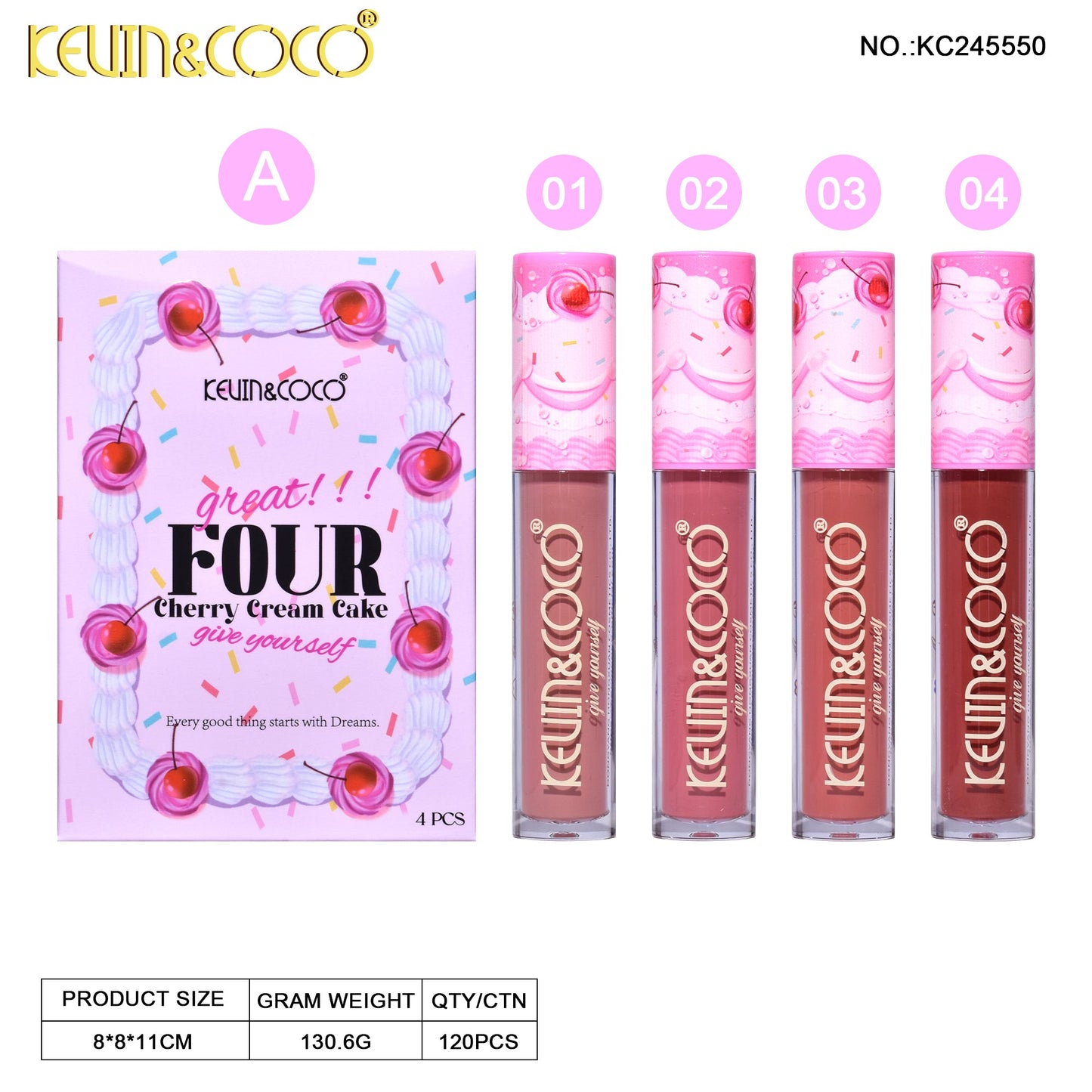 KIT LABIAL LIQUIDO KEVIN&COCO REF:KC245550