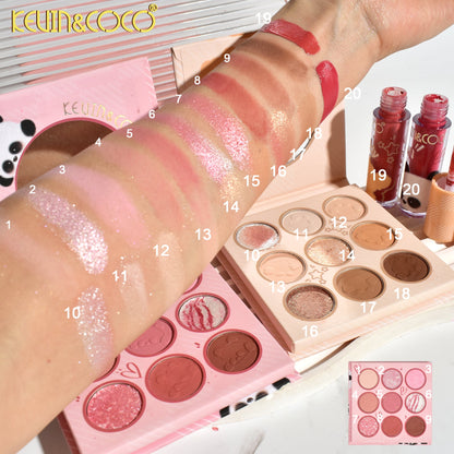 Kit de Sombras y Labial KEVIN&COCO REF:KC245611