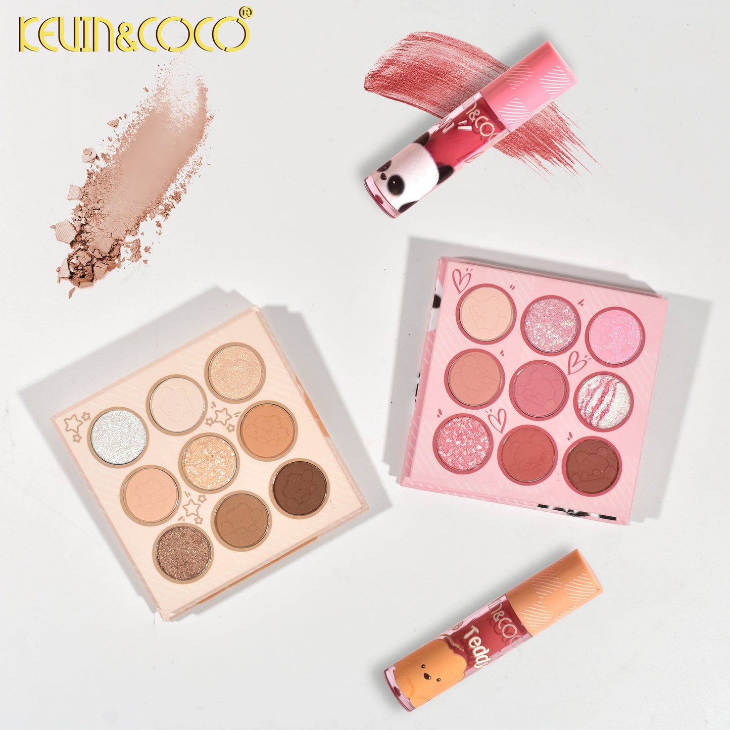 Kit de Sombras y Labial KEVIN&COCO REF:KC245611