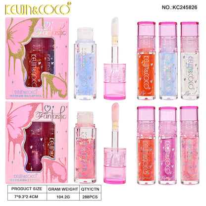 KIT*3 LABIAL LIQUIDO BRILLO KEVIN&COCO REF:KC245826