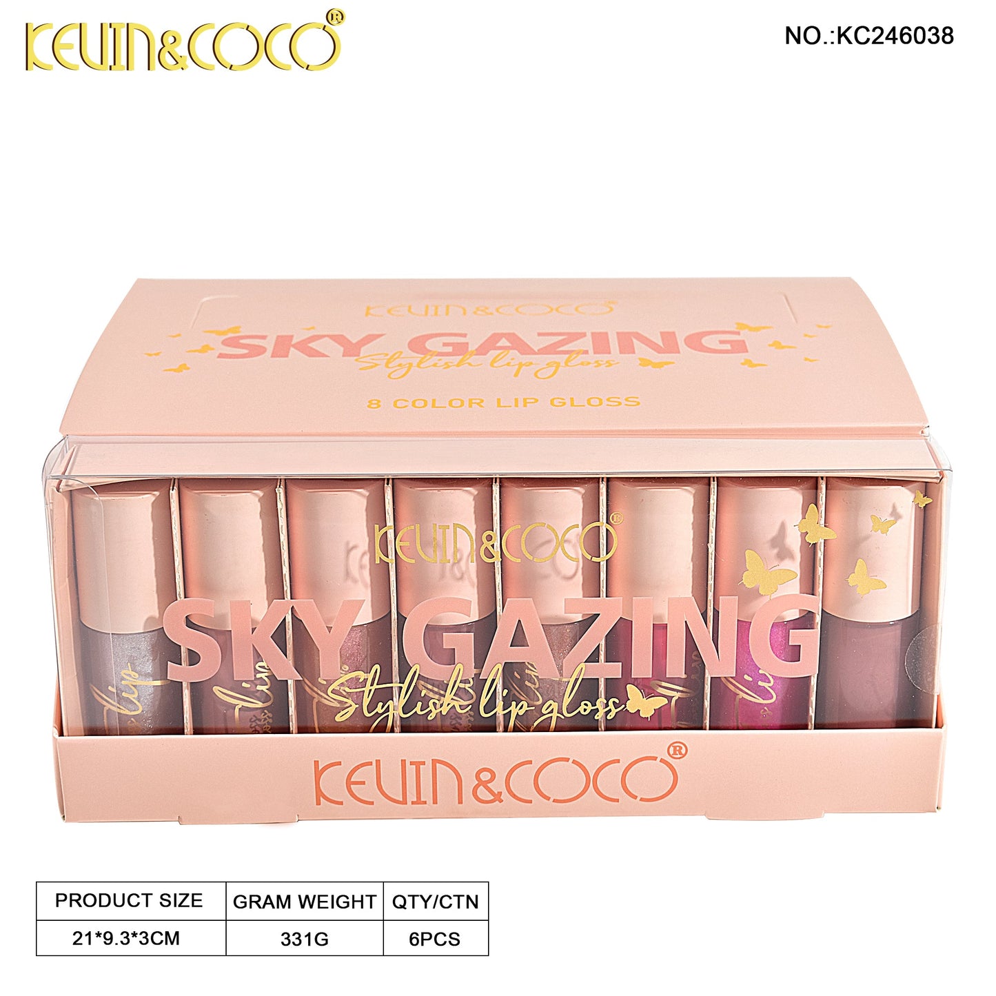 KIT LABIAL LIQUIDO KEVIN&COCO REF:KC246038
