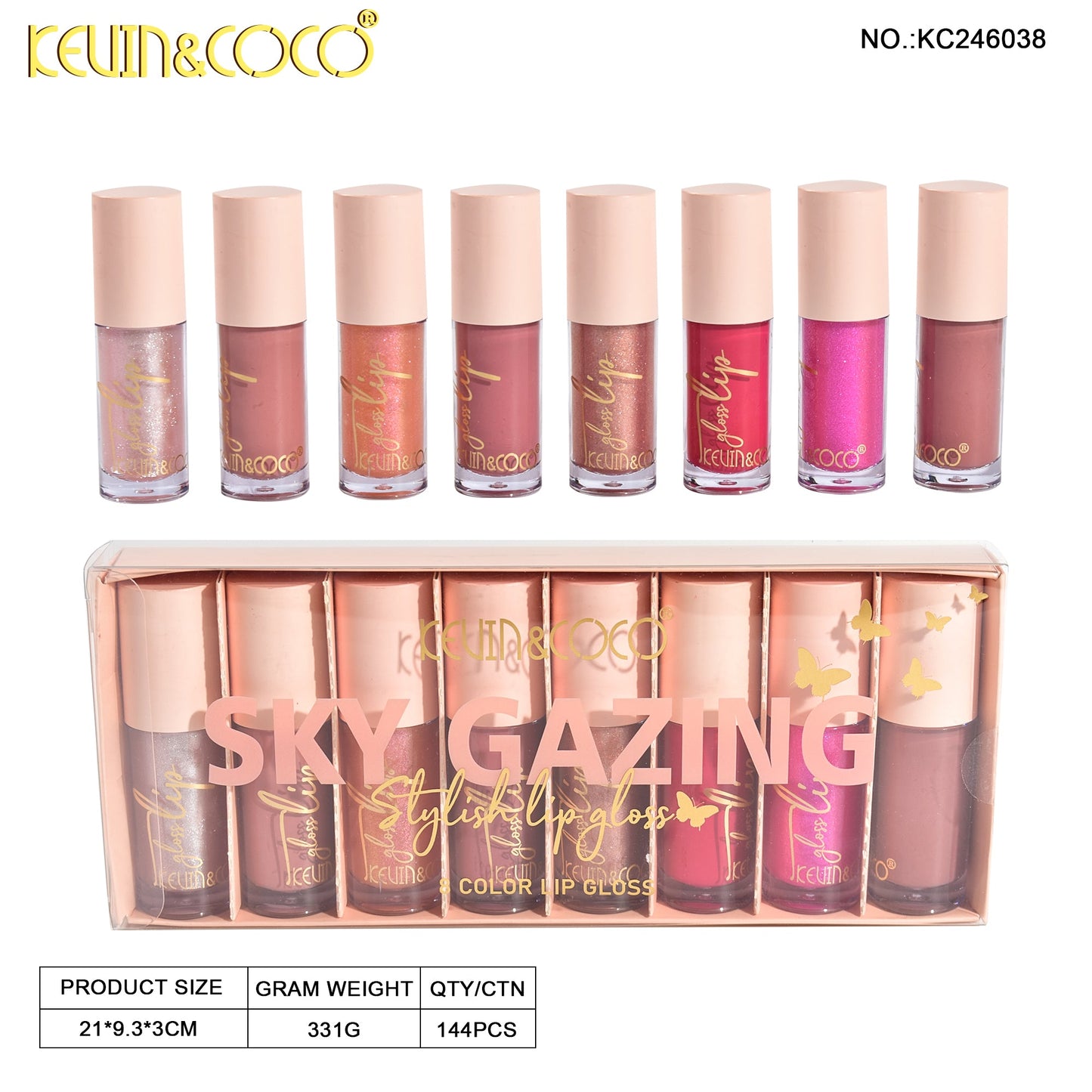 KIT LABIAL LIQUIDO KEVIN&COCO REF:KC246038