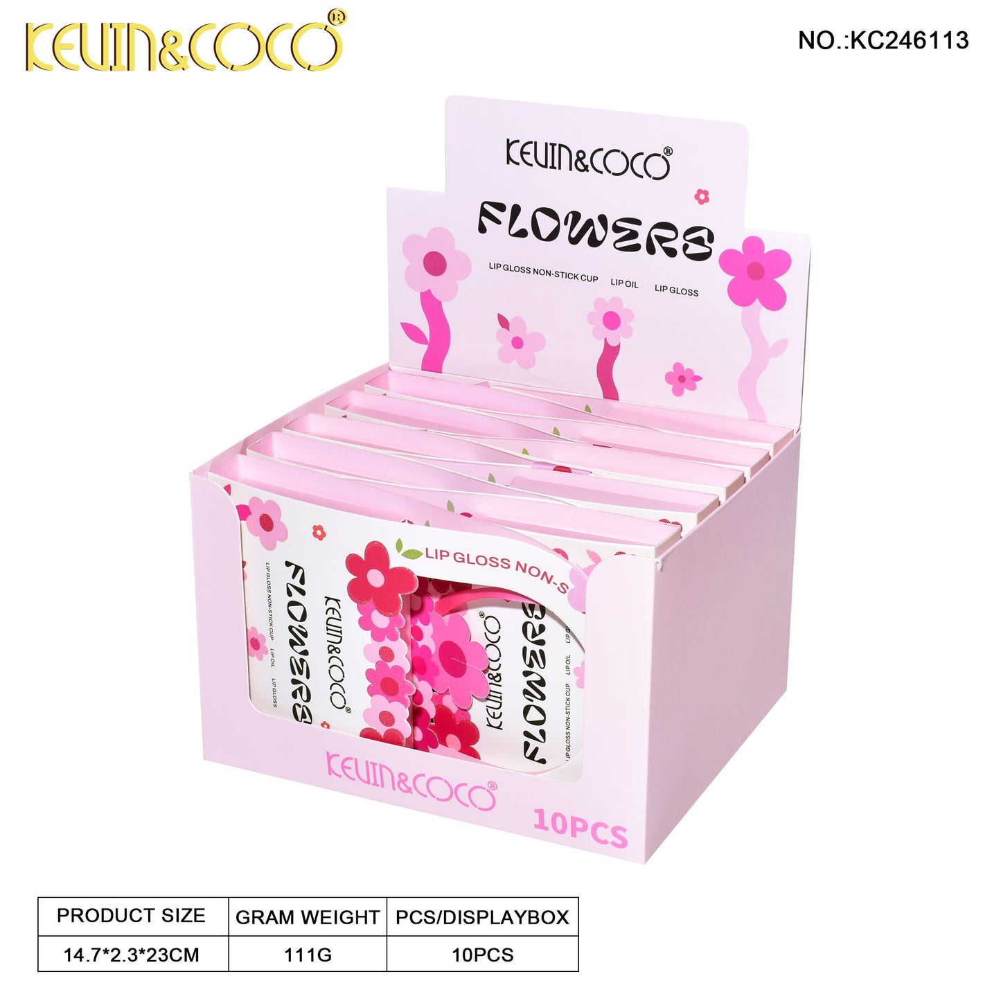 LABIAL LIQUIDO KIT*4 KEVIN&COCO REF:KC246113