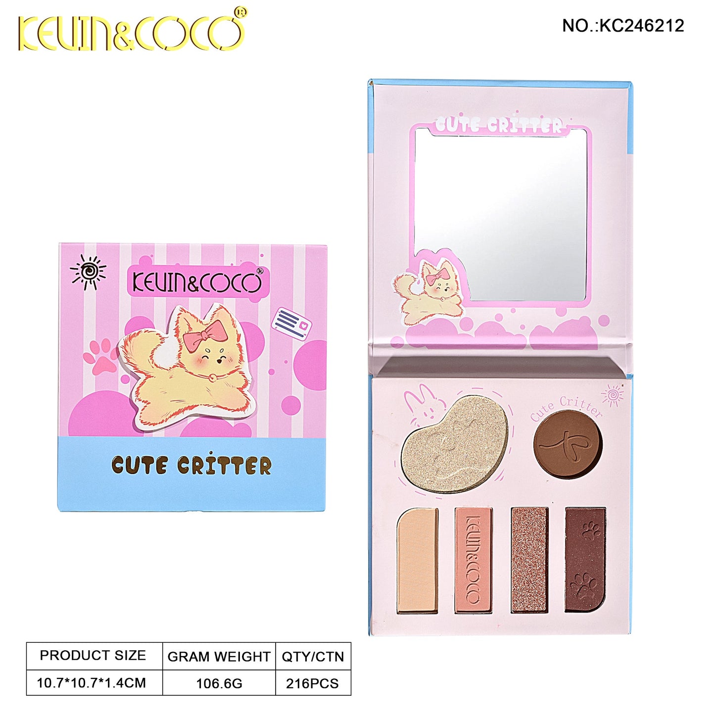PALETA DE MAQUILLAJE KEVIN&COCO REF:KC246212