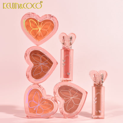 KIT CORAZON LABIAL LIQUIDO/ RUBOR CREMOSO KEVIN&COCO REF:KC246229