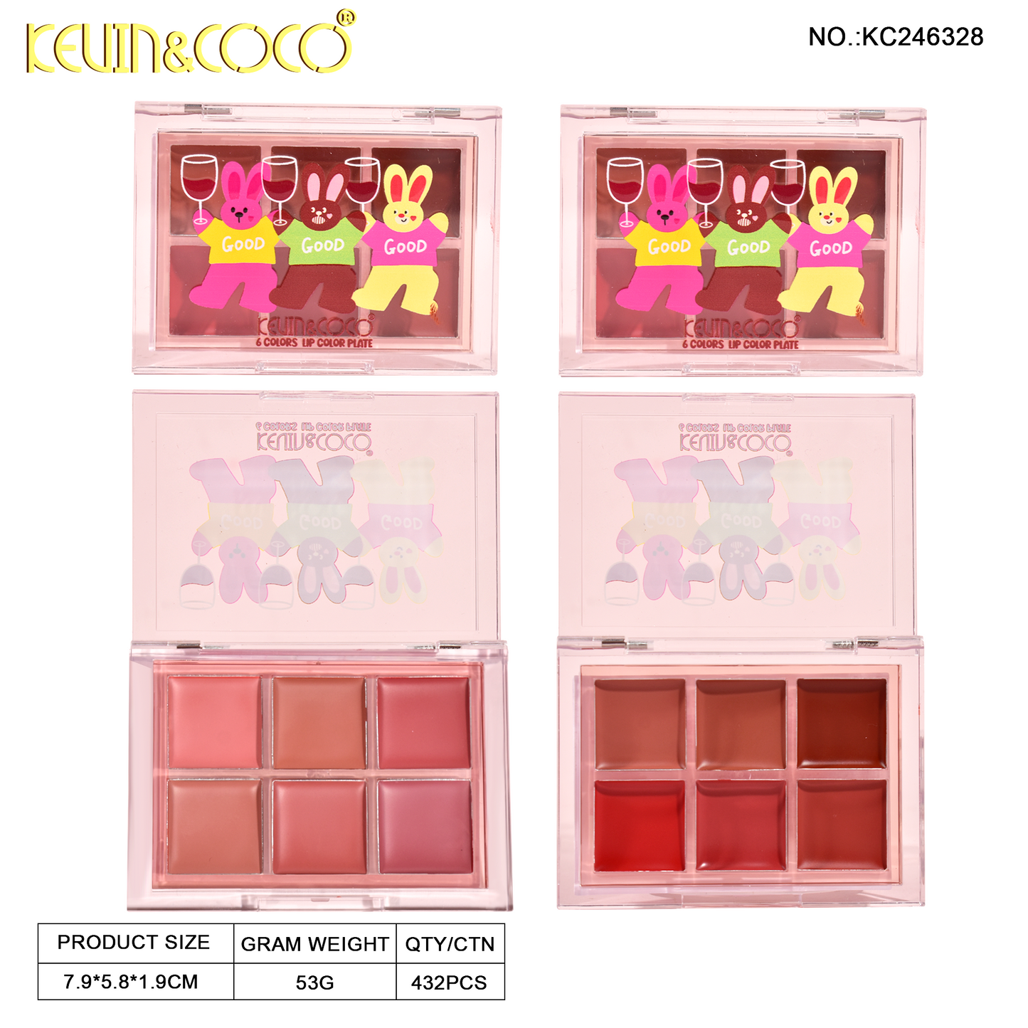 PALETA CREMA PARA LABIOS KEVIN&COCO REF:KC246328
