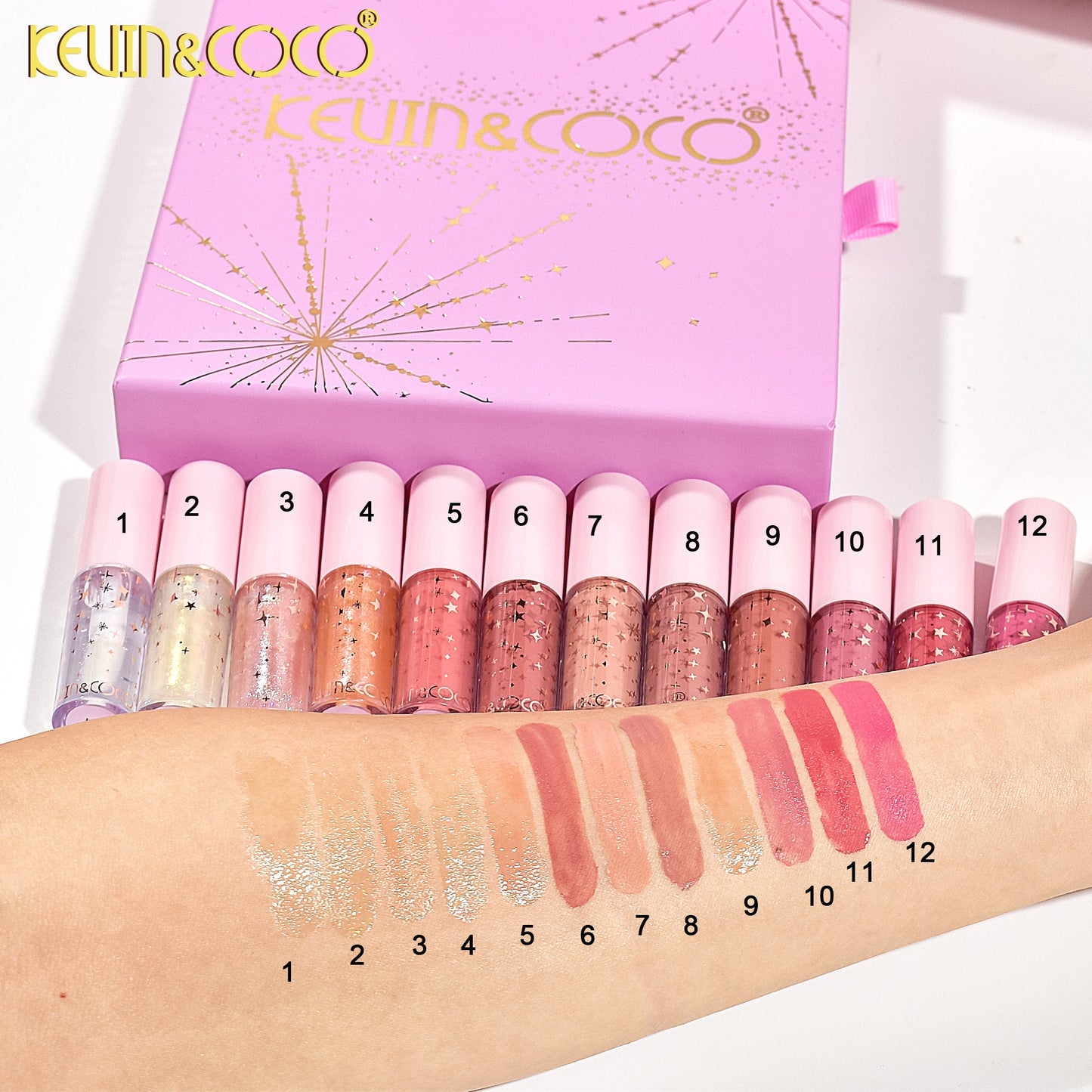KIT DE LABIAL LIQUIDO*12 KEVIN&COCO REF:KC246465