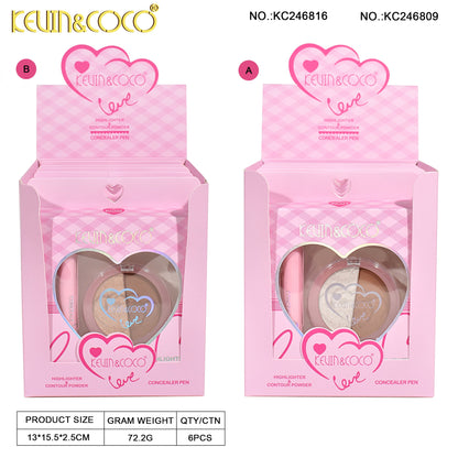 KIT ILUMINADOR Y CONTORNO KEVIN&COCO REF:KC246809&KC246816