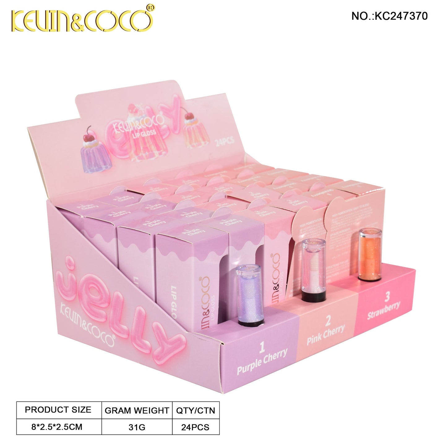 Voluminizador Labial Gloss Jelly KEVIN&COCO REF:KC247370