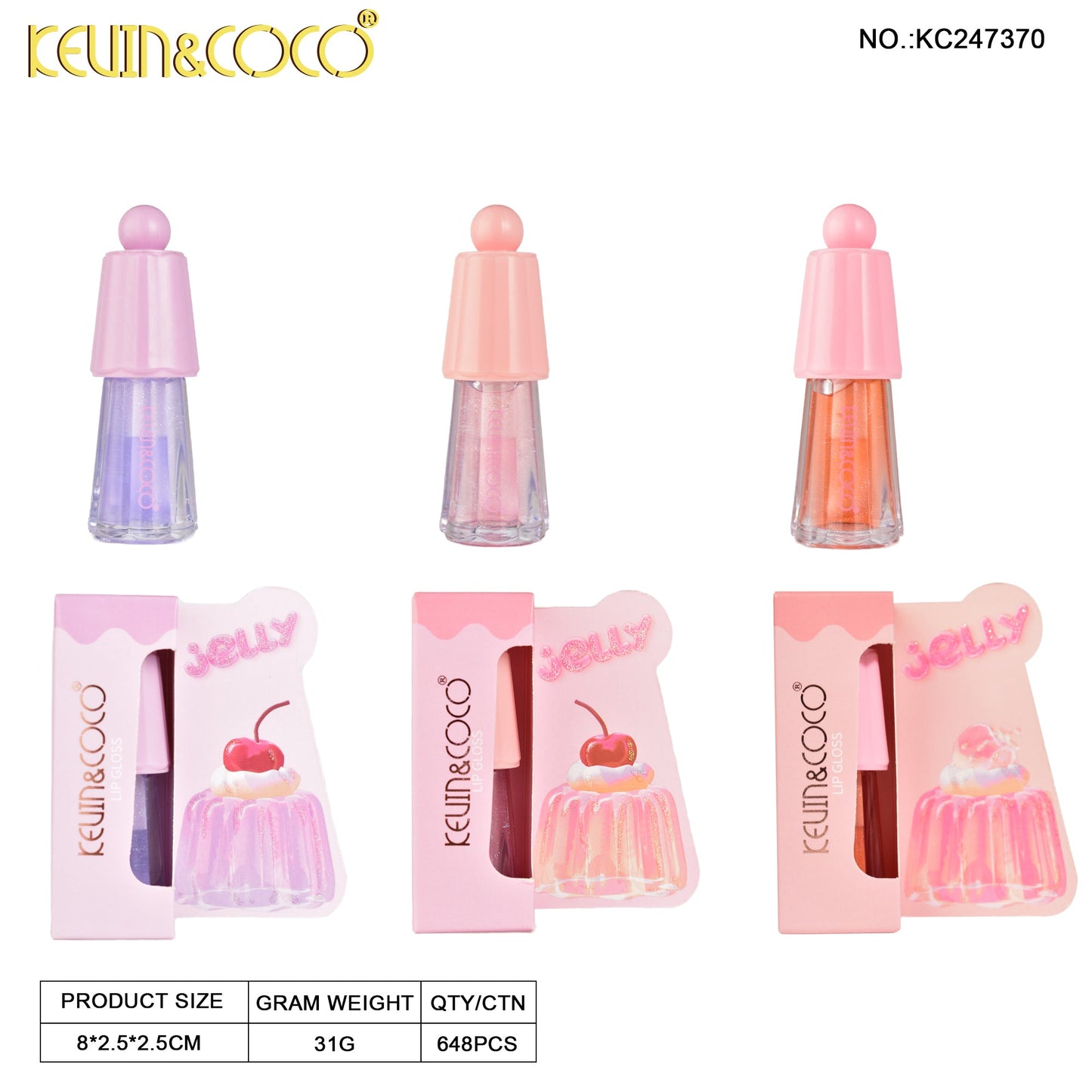 Voluminizador Labial Gloss Jelly KEVIN&COCO REF:KC247370