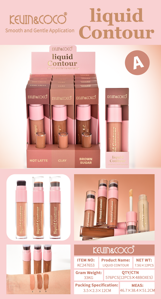 Contorno y Corrector Liquido con Brocha KEVIN&COCO REF:KC247653