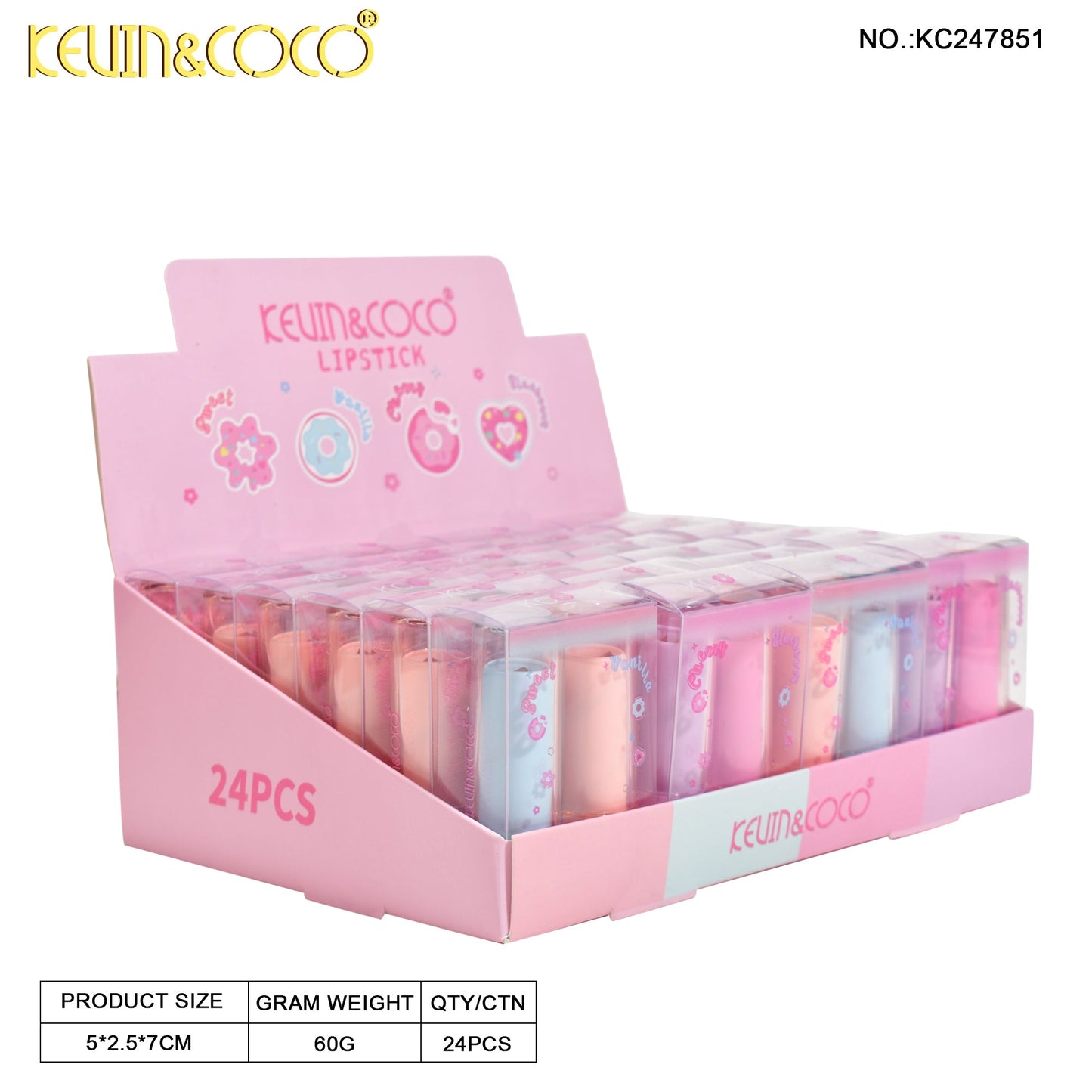 KIT DUO LABIAL EN BARRA KEVIN&COCO REF:KC247851