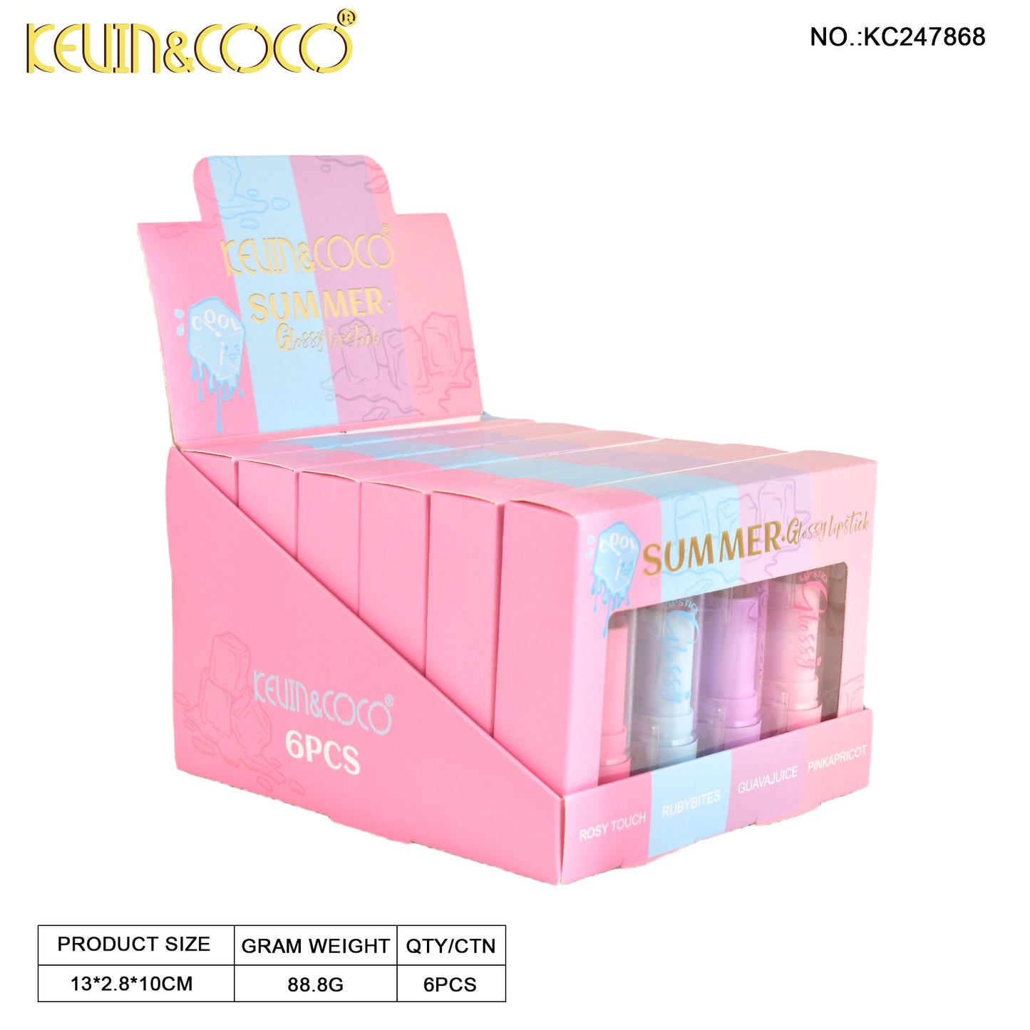 Kit Labial en barra *4 KEVIN&COCO REF:KC247868