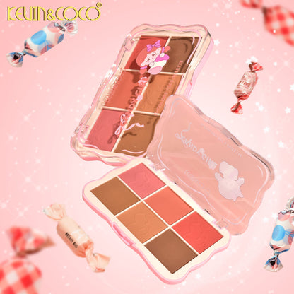 Paleta de Rubores 6 Colores – Kevin & Coco REF:KC247912