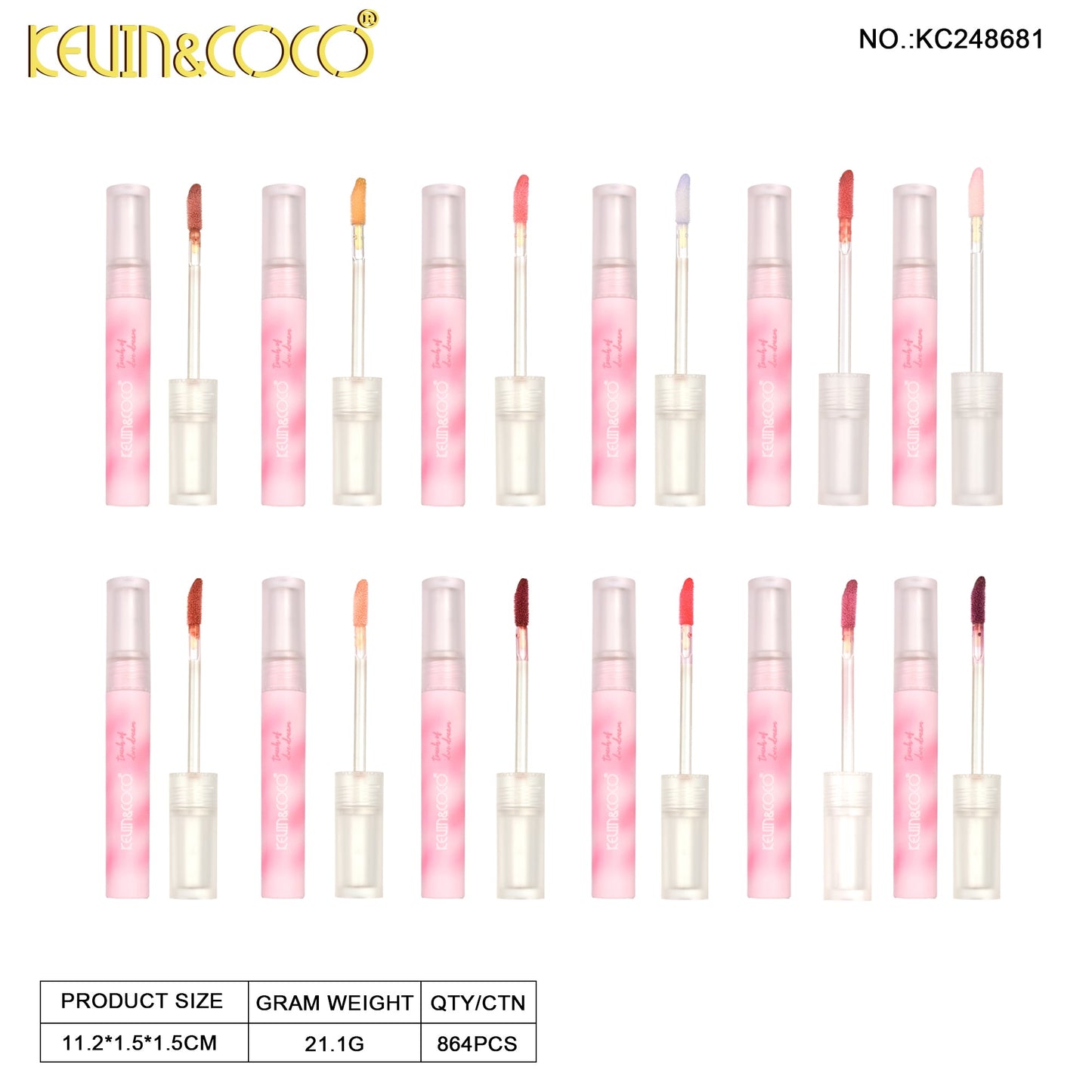 Lip Gloss Transparente Hidratante – Kevin & Coco REF:KC248681