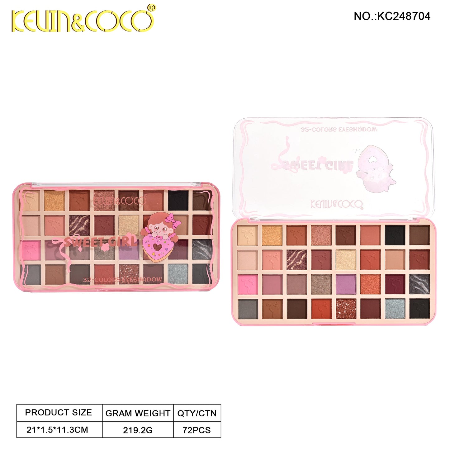Sombra de Ojos Sweet Girl KEVIN&COCO REF:KC248704