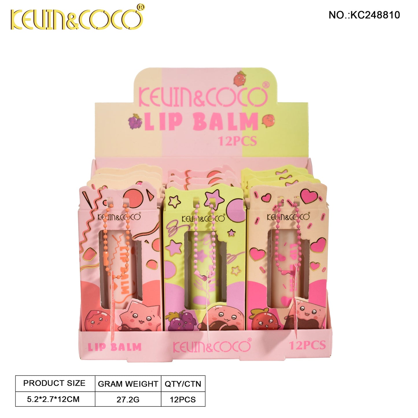 Balsamo Labial en barra KEVIN&COCO REF:KC248810