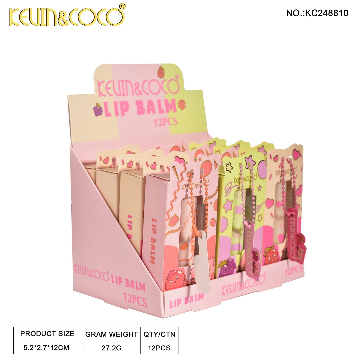 Balsamo Labial en barra KEVIN&COCO REF:KC248810