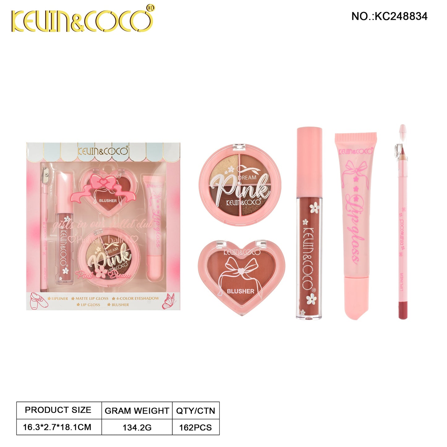 Kit de Maquillaje KEVIN&COCO REF:KC248834
