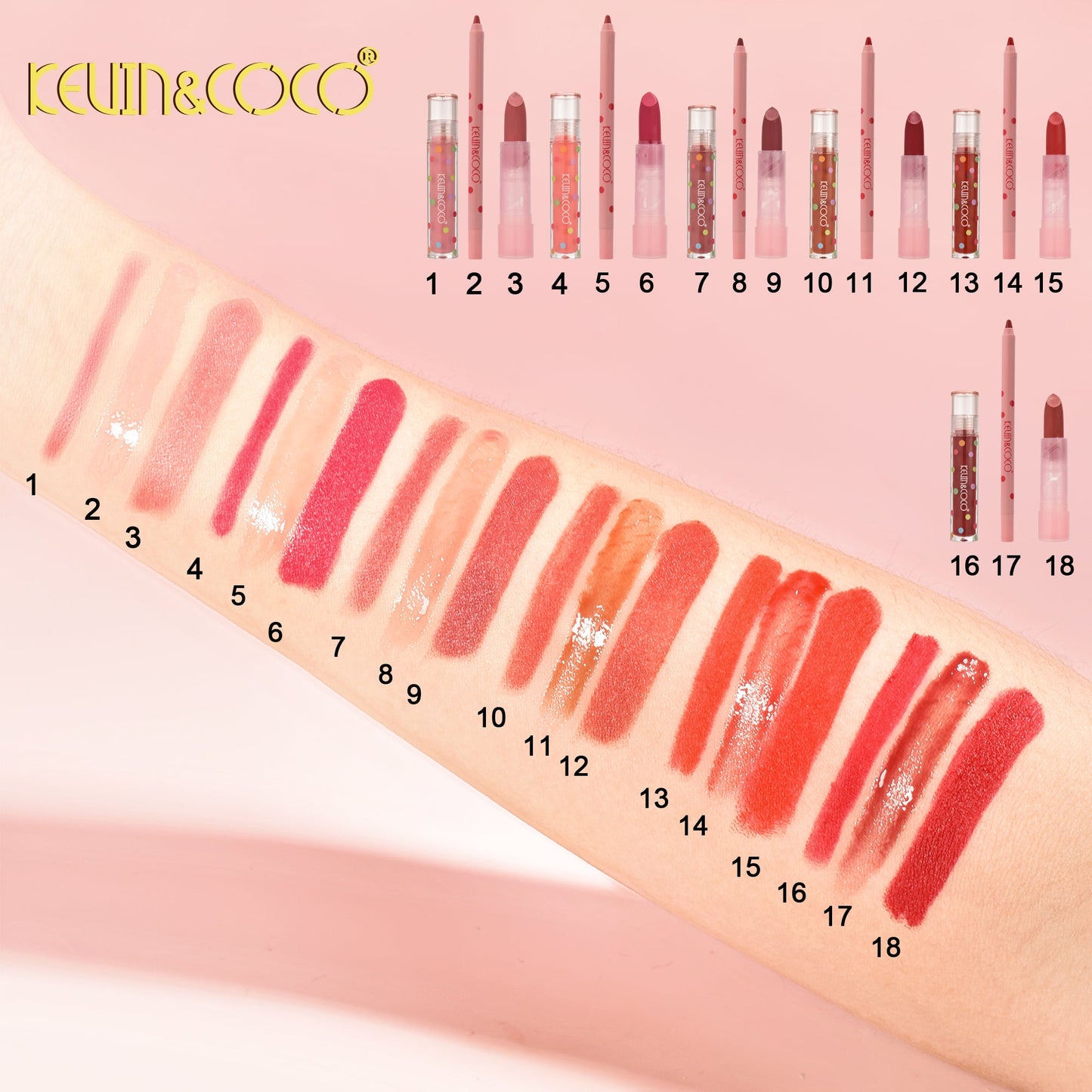 Lip Gloss + Perfilador de Labios Set – Kevin & Coco REF:KC258667