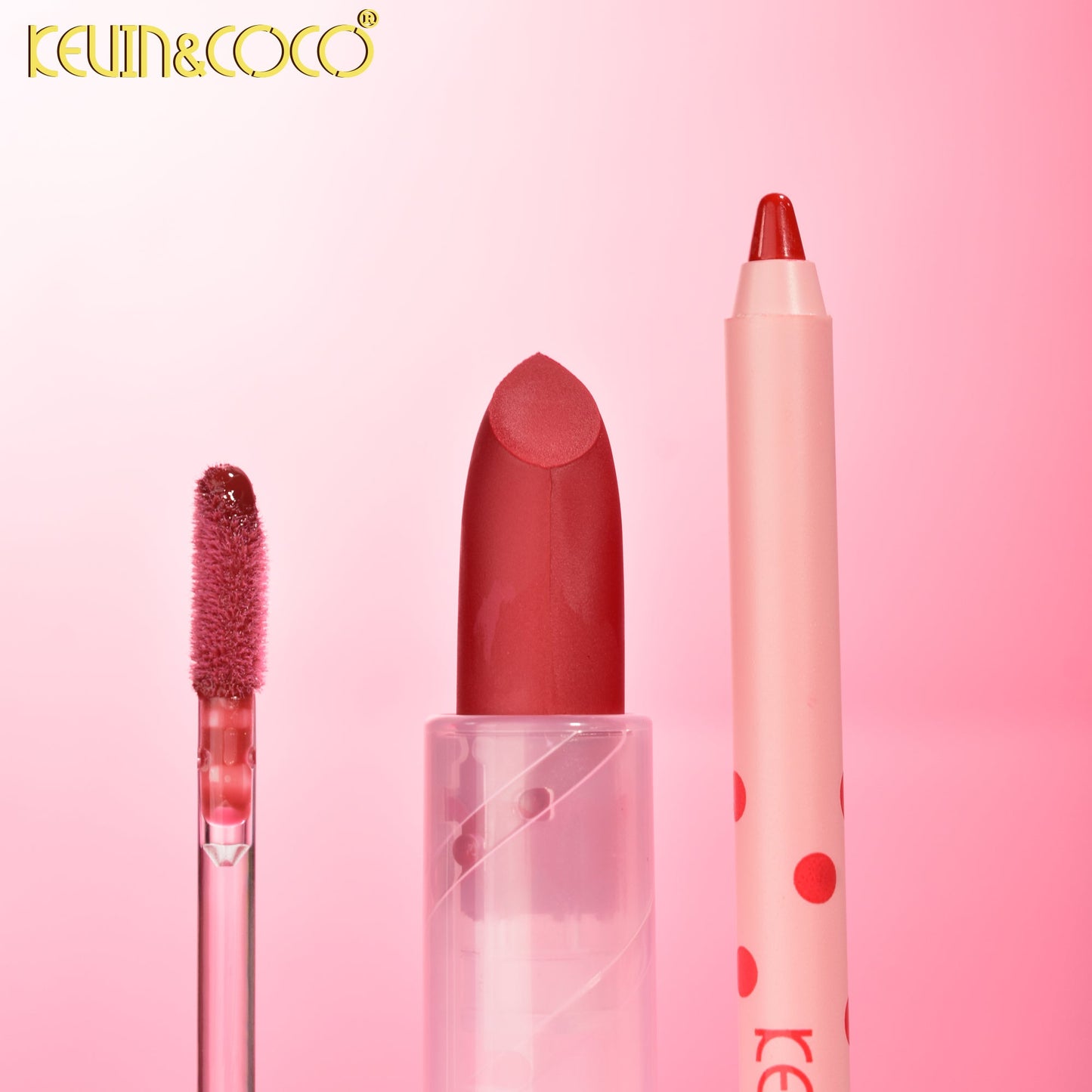 Lip Gloss + Perfilador de Labios Set – Kevin & Coco REF:KC258667