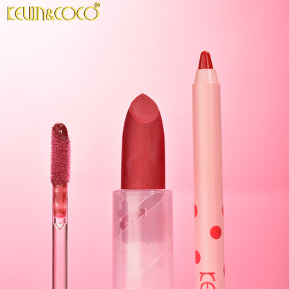 Lip Gloss + Perfilador de Labios Set – Kevin & Coco REF:KC258667
