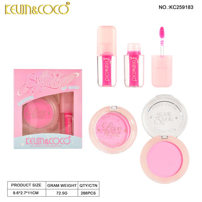 Set Brillo Labial + Rubor Sweet Love – Kevin & Coco REF:KC259183