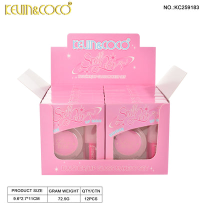 Set Brillo Labial + Rubor Sweet Love – Kevin & Coco REF:KC259183